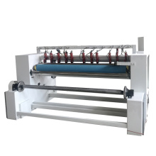 China Supplier Semi gingham fabric cloth slitting Cutting Winding Machine gauze fabric Roll Slitter Rewinder Slitting machine